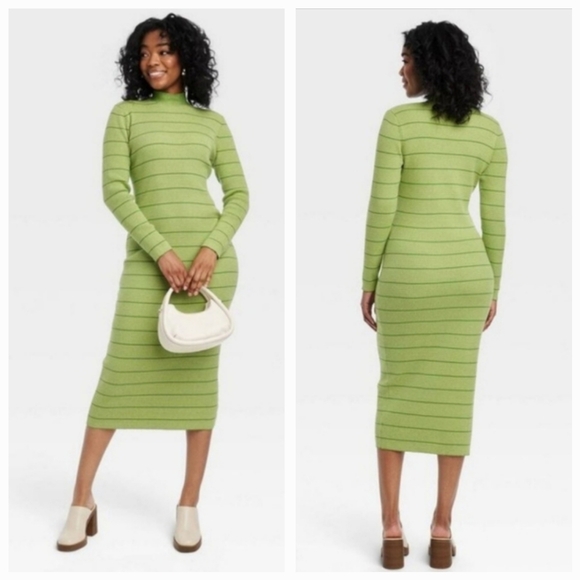 Sweater Dress Plus Size Dress Business Office Wear Career Minimalist - Picture 2 of 10